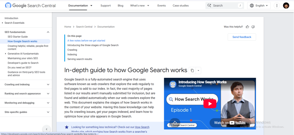 How does Google Rank Website
