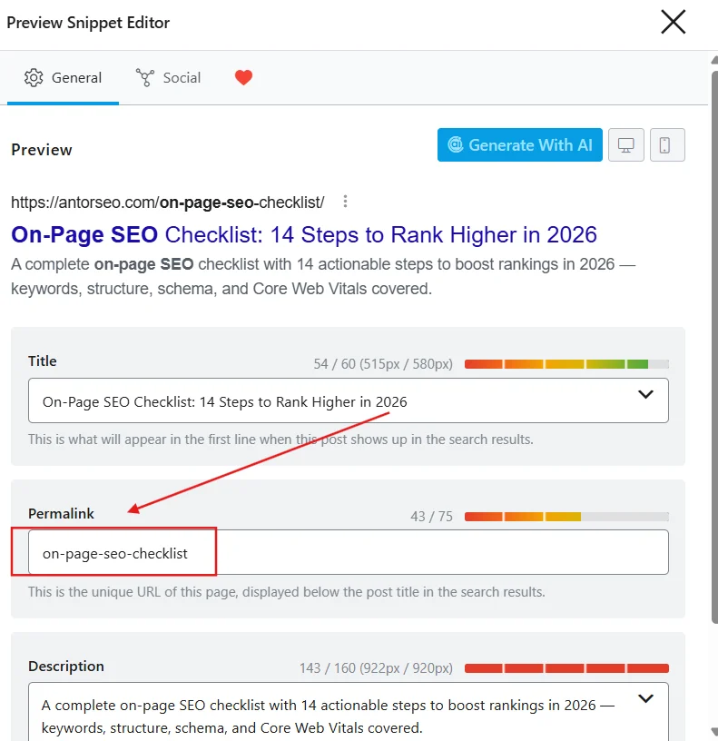 Optimize Your URL Structure